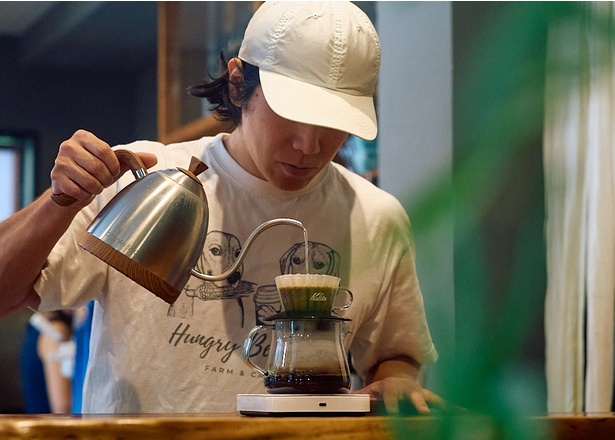 名店で培ったドリップの技術も確かなもの