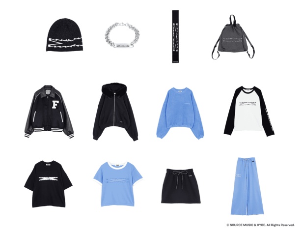 【画像】LE SSERAFIMによる初のオリジナルアイテムがZOZOTOWNに登場