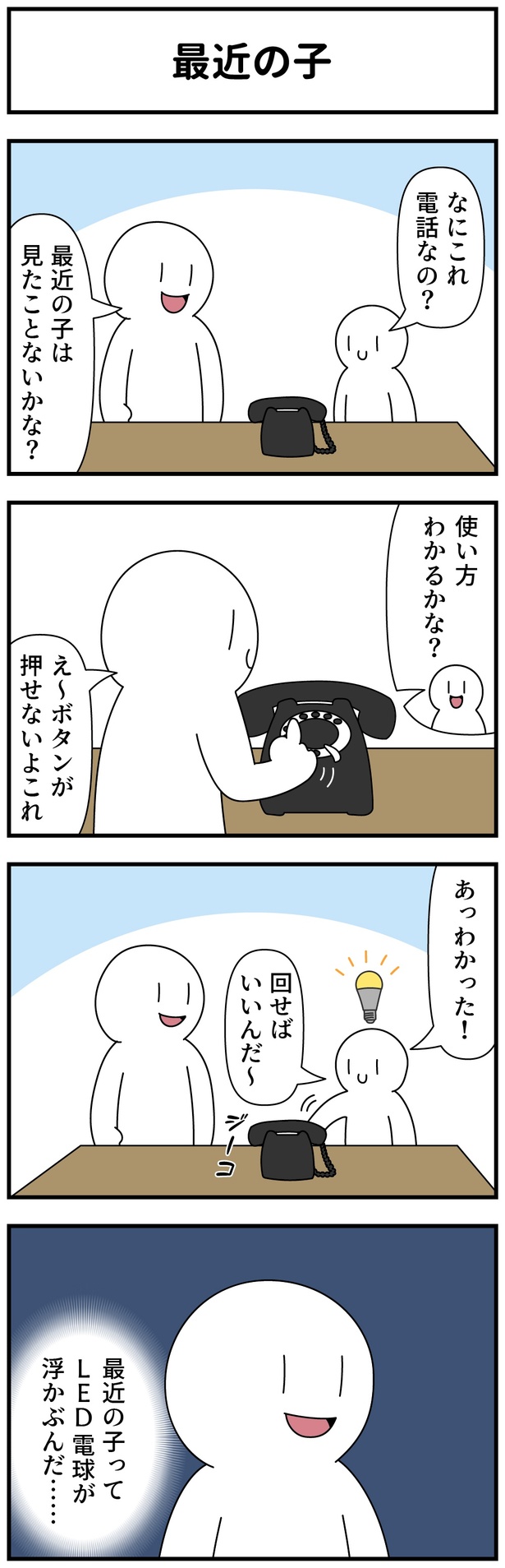  最近の子