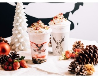 台湾発のティースタンドからクリスマス限定の贅沢な1杯「いちごと恋するティーラテ」発売
