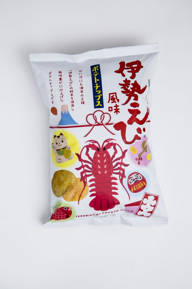 お手軽さが嬉しい！「伊勢えび風味ポテトチップス」(小売価格350円)はフード・ドリンク部門の各国審査員賞(カナダ)を受賞