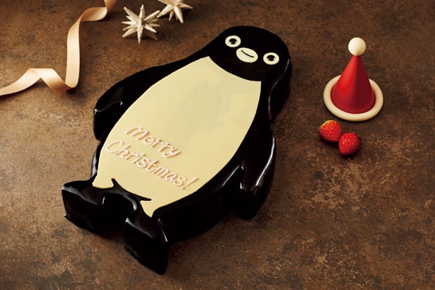 ペンギン姿がキュートな「Suicaのペンギンパーティーケーキ」(9800円、早割8630円、1日5台予約限定)