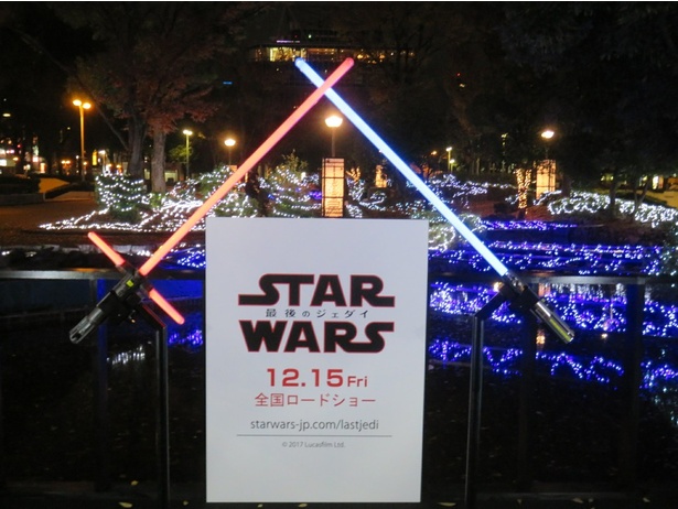 『スター・ウォーズ/最後のジェダイ』のライトセーバーで撮影することもできる