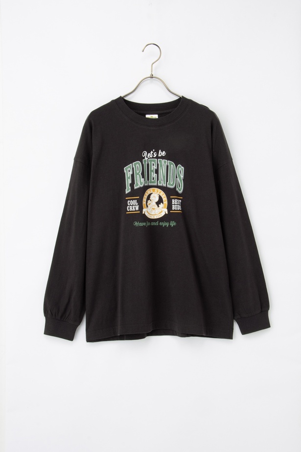 「セサミストリート長袖Tシャツ(スミクロ)」(2280円)