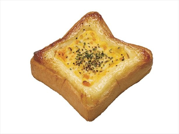 朝食にぴったりな「トッピング・ホットトースト ツナメルト」(270円) 