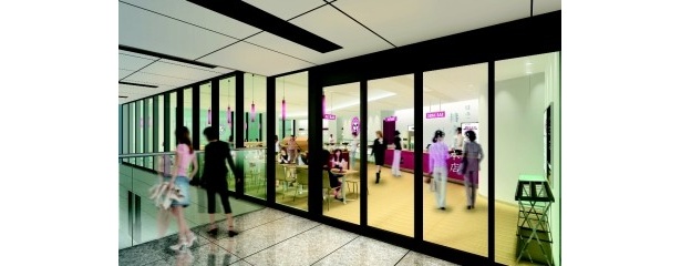 「フリーカフェ 播磨屋ステーション」は若者が入りやすい雰囲気