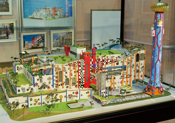 150分の1サイズの模型やパネル展示で建物を紹介/大阪市・八尾市・松原市環境施設組合舞洲工場