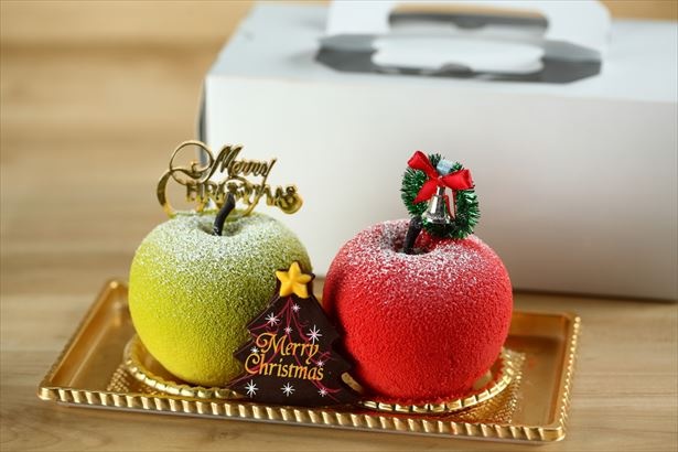 【写真を見る】最高にフォトジェニックなクリスマスケーキ