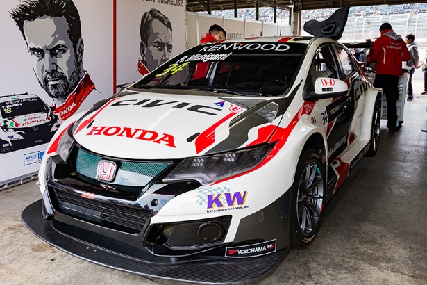 今年WTCC（世界ツーリングカー選手権）にフル参戦した道上龍のシビック