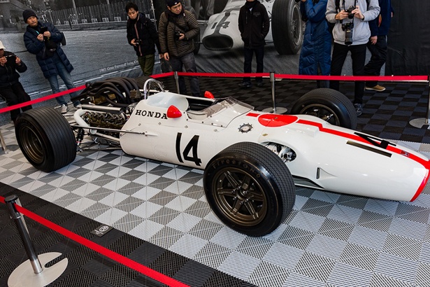 ホンダF1第一期のマシンも展示されていた