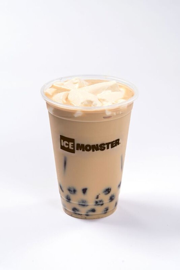 ベースとなるタピオカドリンクは450円から。画像は「タピオカ アッサムミルクティー」(450円)