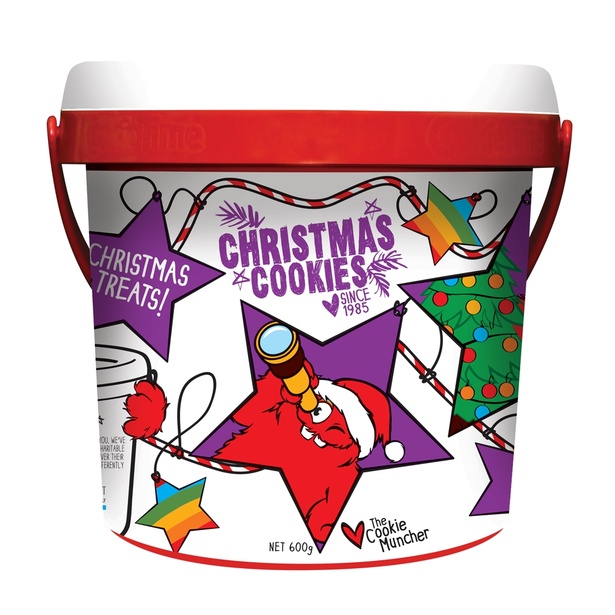 「クッキータイム クリスマスバケツ(2Lサイズ)」(2500円)はニュージーランドで累計45万個を売り上げた超人気商品
