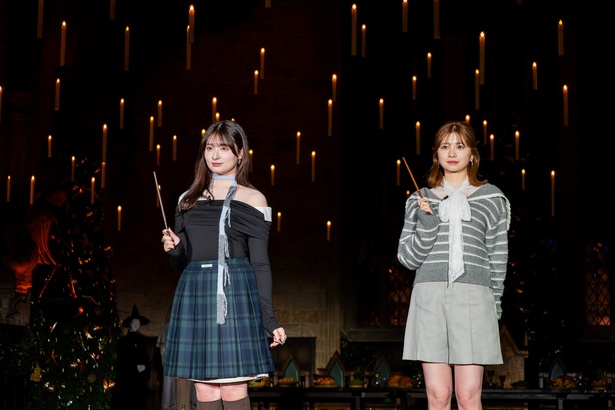 「ルーモス！」の呪文を唱えるのと同時にあたりが暗くなった