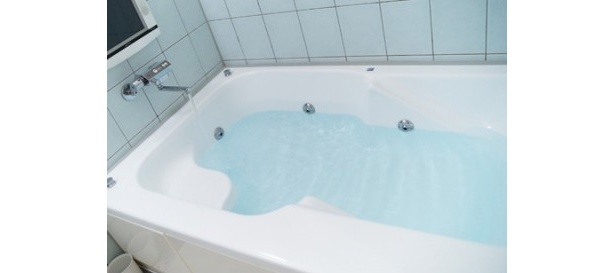 入浴もじっくり。熱すぎないお湯にじっくり浸かって