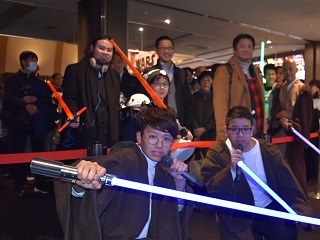 シリーズ最新作にミキも大興奮『スター・ウォーズ/最後のジェダイ』前夜祭