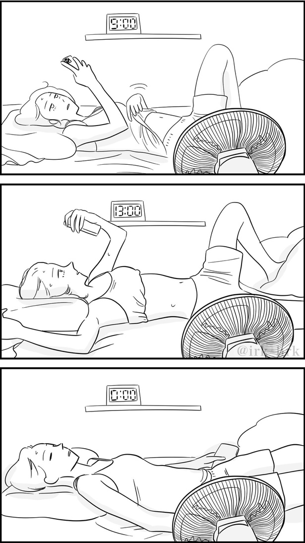 猛暑日の三連休