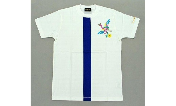 「鳳凰図案 Tシャツ」（ホワイト）