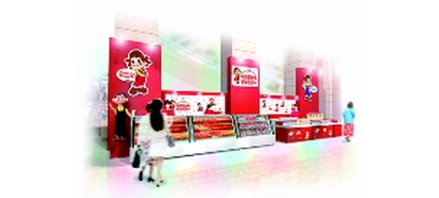 大丸心斎橋店北館1階の「ペコちゃんギャラリー」