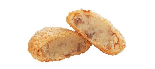 すき焼きのようなほんのりとした甘い味わいが特徴の｢牛肉コロッケ｣(1個150円)/ミートコンパニオン経堂店