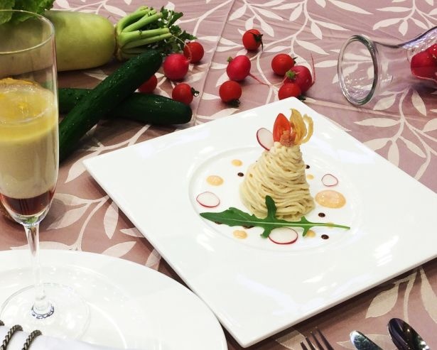 優勝した「ホテル イル・パラッツォ」のユニークなポテトサラダ