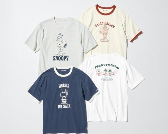ユニクロ「スヌーピーUT」メンズ新作が3月下旬登場！レトロかわいいリンガーTに“ミスターサック”も