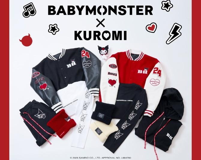 BABYMONSTER×クロミ、“モンスター級”コラボが実現！スタジャンからぬいぐるみまで全26種、一部ソールドアウトの人気ぶり