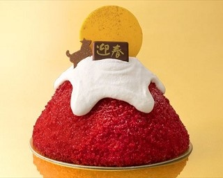 縁起物づくし！初日の出の輝く年賀ケーキ発売