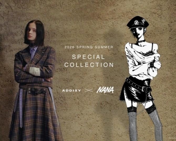 アパレルブランド「ADDIXY」と漫画『NANA』がコラボレーション！作品の世界観たっぷりのポップアップストアをレポート