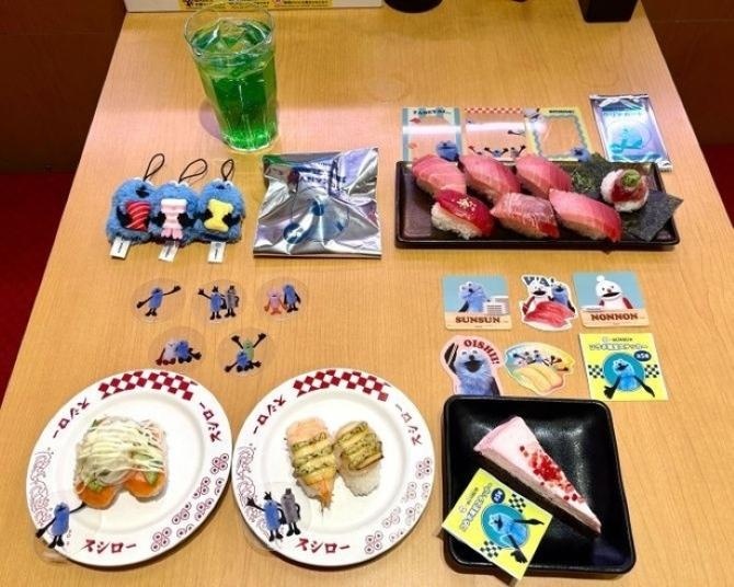 【スシロー×パペットスンスン】限定特典付き商品を一挙紹介。おすしを抱えたスンスンの指人形がかわいすぎる！