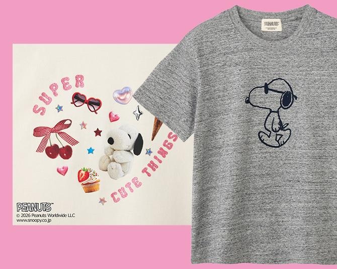 スヌーピーデザインの「PLAZA」限定Tシャツは10種全部かわいいのに1枚4000円以下！何枚も欲しくなる全ラインナップを一気にチェック