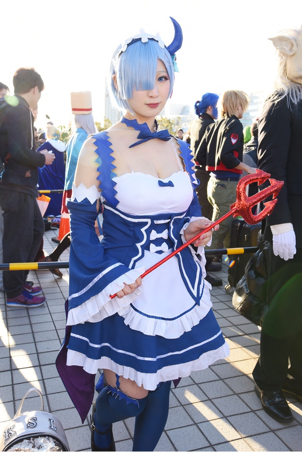 「Re：ゼロから始める異世界生活」のレムに扮する るかさん