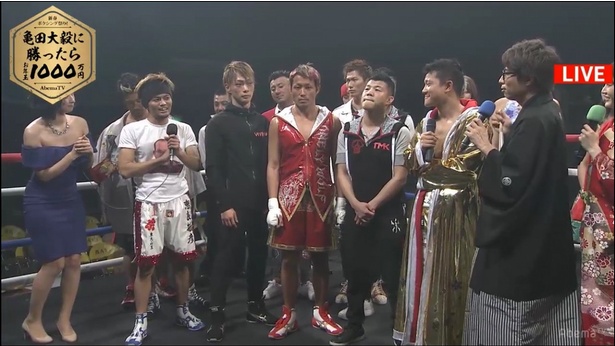 亀田一家の活躍に大盛り上がりだった