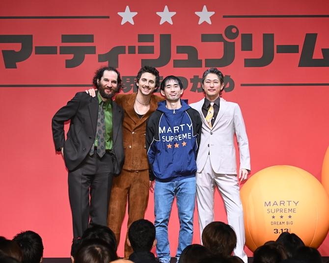 ティモシー・シャラメが1年ぶり3度目の来日！『マーティ・シュプリーム 世界をつかめ』のジャパンプレミアイベントでファン熱狂