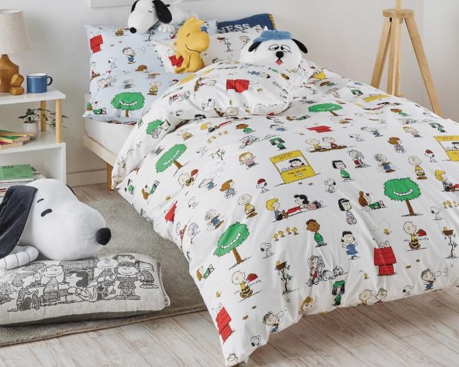 新生活の寝具はスヌーピーで決まり！nishikawa春キャンペーンで「くっつき風呂敷タオル」をゲットしよう