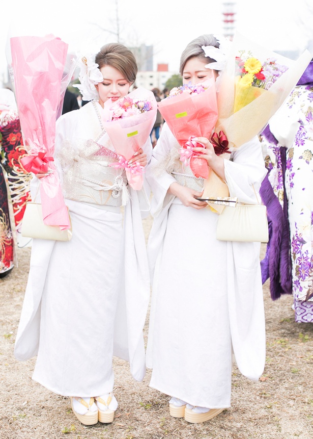 祝新成人2018！北九州市の成人式で見つけた振袖美人［みくちゃん、みらいちゃん］