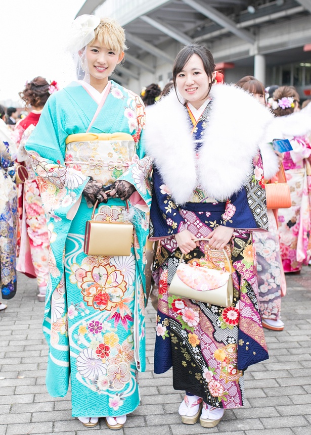 祝新成人2018！北九州市の成人式で見つけた振袖美人［もかちゃん、くれはちゃん］