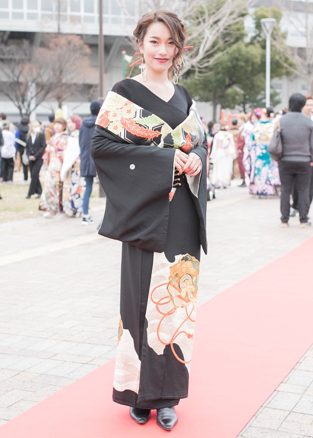 祝新成人2018！北九州市の成人式で見つけた振袖美人［なぎさちゃん］