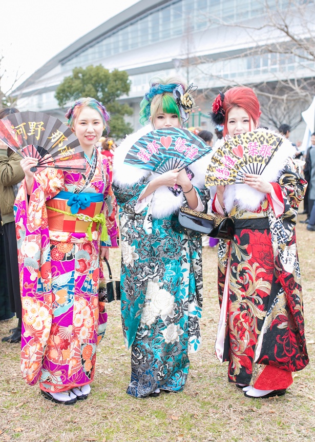 祝新成人2018！北九州市の成人式で見つけた振袖美人［ななみちゃん、かんなちゃん、ゆいちゃん］