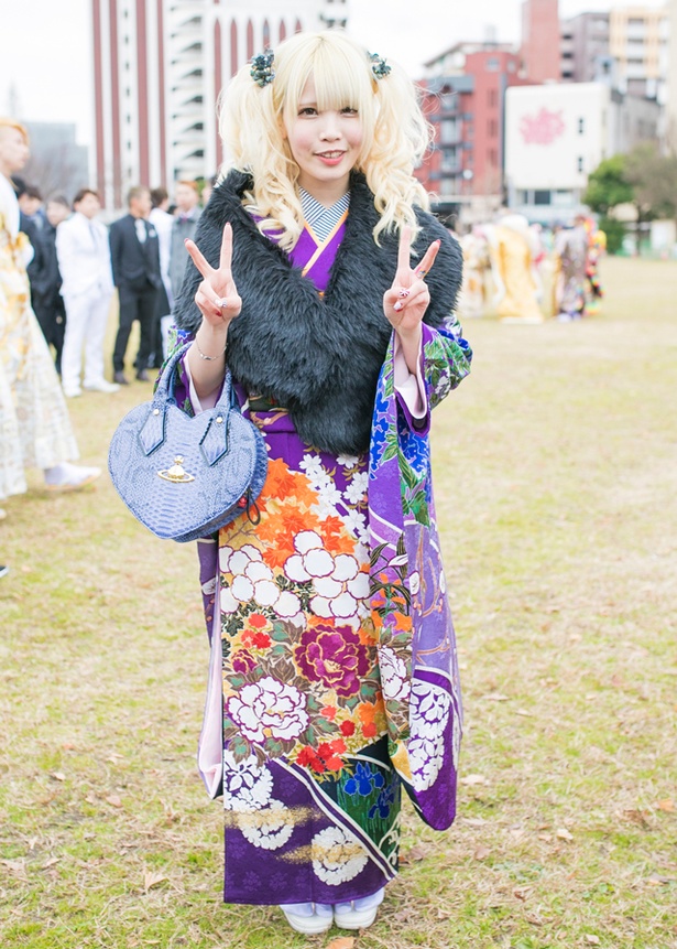 祝新成人2018！北九州市の成人式で見つけた振袖美人［ひなこちゃん］