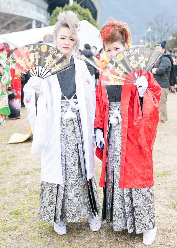 北九州の成人式で見つけた！会場で目をひいた新成人25連発!!［19/25］