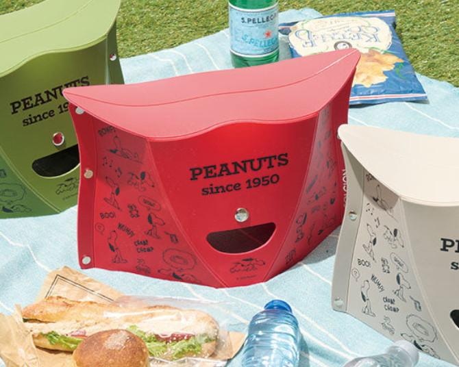  “初期スヌーピー”がかわいい折りたたみイスが登場！耐荷重100キロでアウトドアにも防災にも