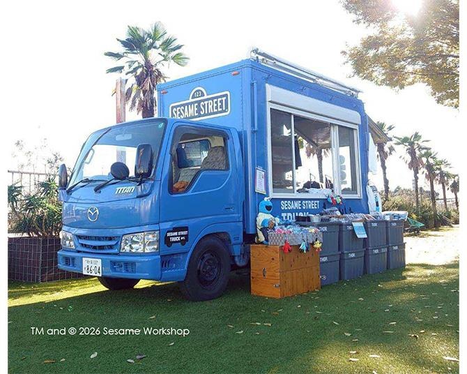 スヌーピーも！セサミストリートも！都市型音楽フェス「CENTRAL」の入場無料エリアに移動販売車がやってくる！