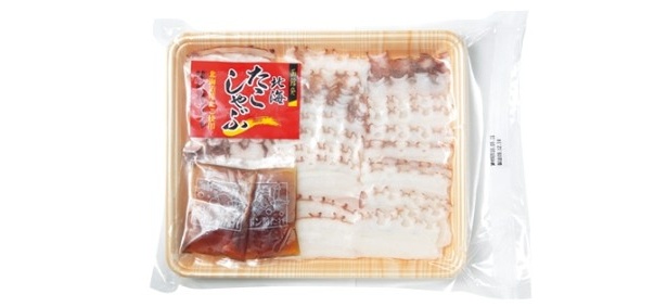 ｢函館発 北海たこしゃぶ｣(840円)。湯にくぐらせて海鮮ポン酢で味わう