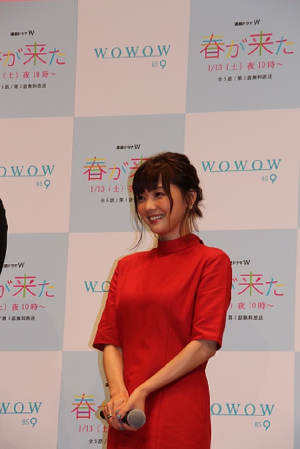 ヒロイン・直子を演じる倉科カナ「“新しい春が来た”になるんじゃないかなと思います」と手応え