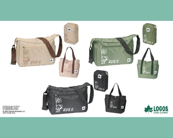 【シャンブル】PEANUTS×LOGOSコラボ、スヌーピー率いるビーグル・スカウト柄の新作バッグ＆ポーチが登場！