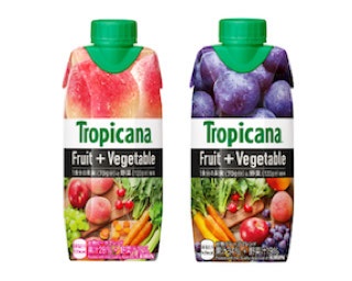 トロピカーナから果実と野菜でお腹も気持ちも満たせる「プチブレイク飲料」が誕生！