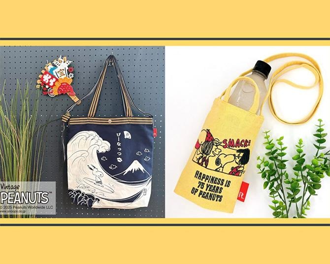 和なムードがたまらないタテ型トートも！スヌーピーデザインの「ROOTOTE」に注目