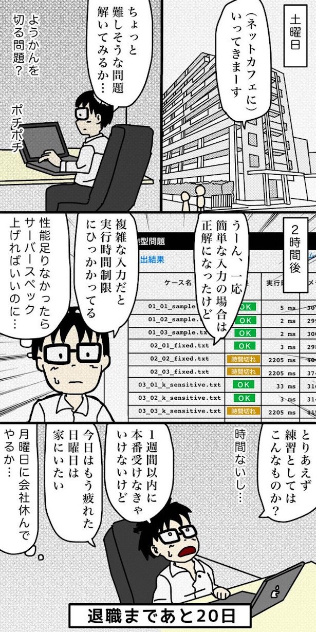「100日後に退職する47歳」  80日目