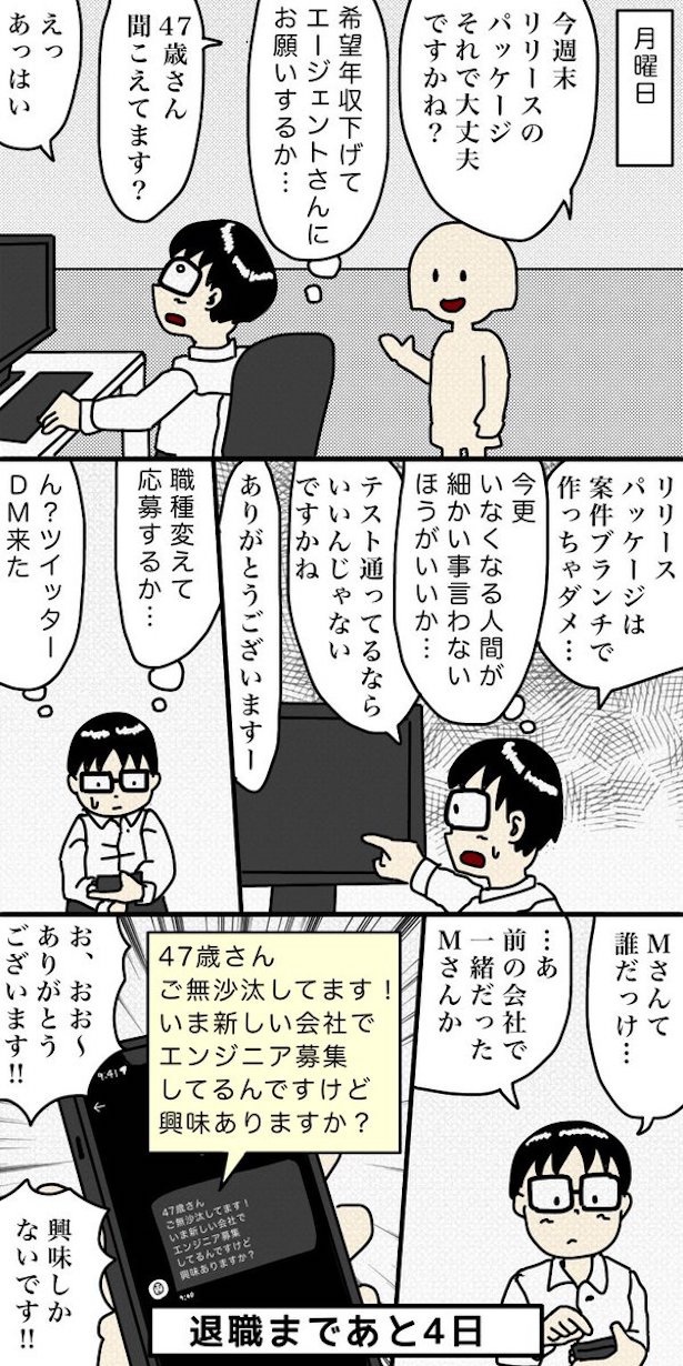 「100日後に退職する47歳」96日目