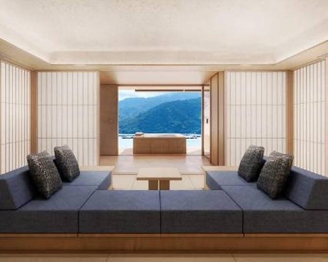 瀬戸内の絶景を望む、全館畳敷き！「古代サウナ」も併設する星野リゾートの温泉旅館「界 宮島」が7月23日開業